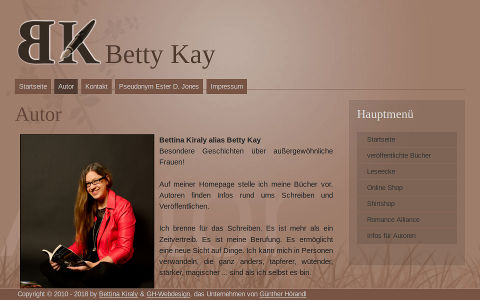 Portfolio Joomla Homepage betty-kay.at