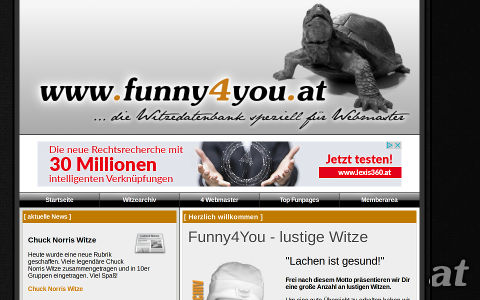 Portfolio PHP Homepage funny4you.at