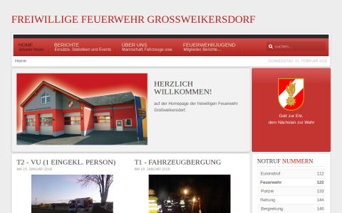 Portfolio Joomla Homepage ff-grossweikersdorf.at